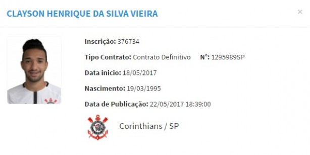 Clayson está regularizado