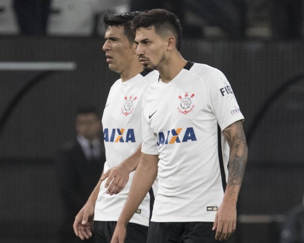 Balbuena e Pedro atuaram juntos em vitria contra Linense na Arena