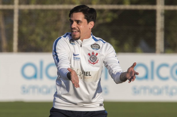 Foi o último treino antes do clássico contra o Santos deste sábado, pelo Brasileirão