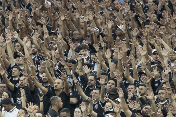 A torcida lotou a Arena para ver o Majestoso
