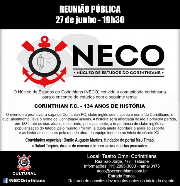 Encontro sobre fundação do Casuals acontece na próxima terça-feira