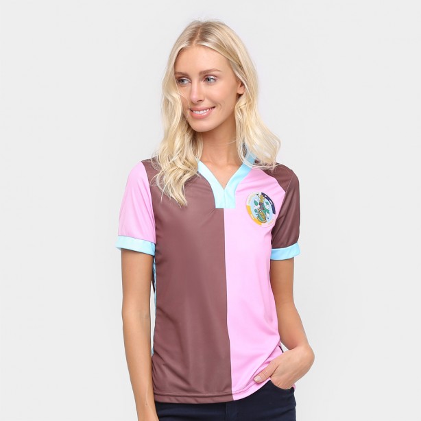 Camisa Corinthian-Casual Home Torcedor - Feminina