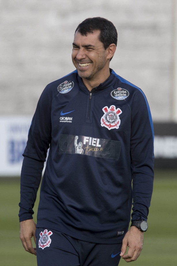 Até o Carille nos agraciou com um sorriso hoje