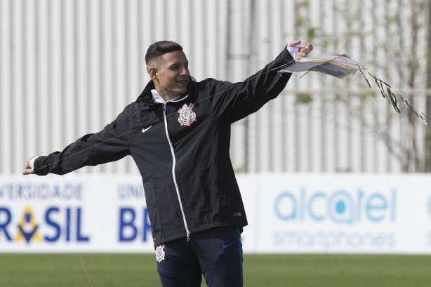 Teve até pipa no treino de hoje