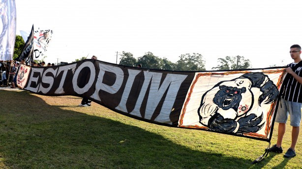 Organizadas eram a maioria entre os torcedores presentes