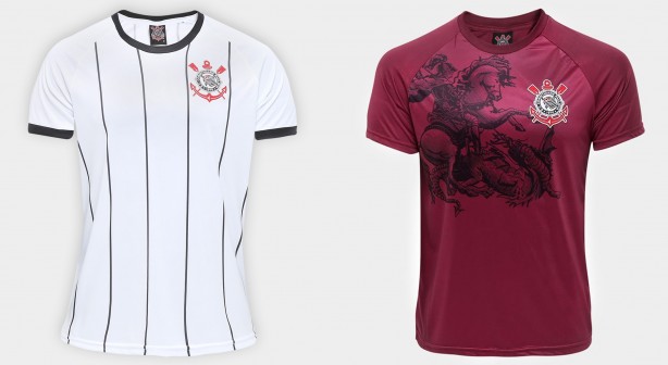 Camisas do Corinthians em promoção