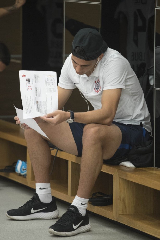 Balbuena antes da partida contra o Patriotas pela Sulamericana