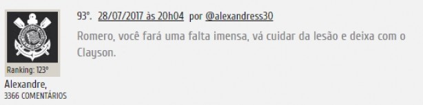 É contigo, Clayson!