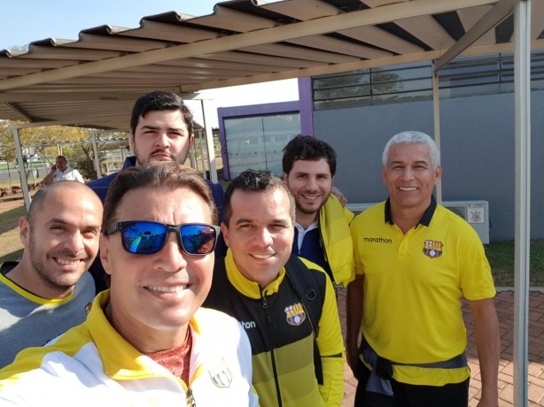 Barcelona do Equador está no CT Joaquim Grava