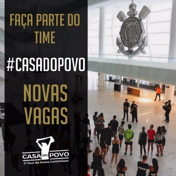 Arena Corinthians vai aumentar número de anfitriões do tour