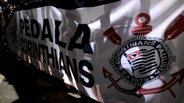 Faixa do Pedala Corinthians, departamento de ciclismo do Timão