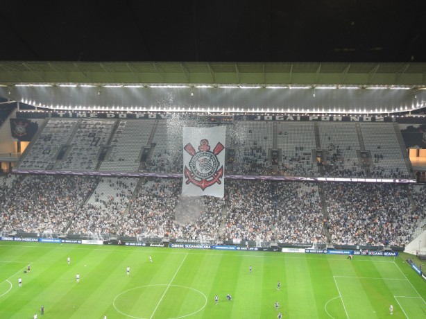 Mais um mosaico na Arena Corinthians