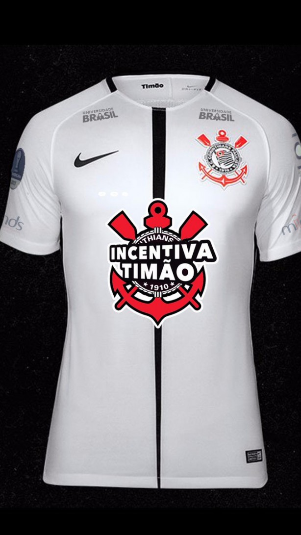 Uniforme que será utilizado pelo Timão nesta quarta-feira