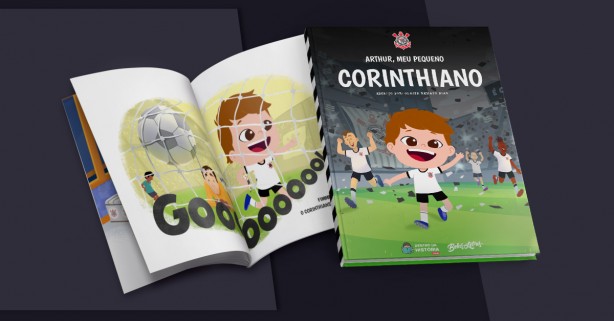 Livro infantil tem personagem personalizado