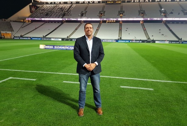 Ruglio exaltou os projetos do Corinthians na Arena e prometeu tentar replicar as ideias no Uruguai