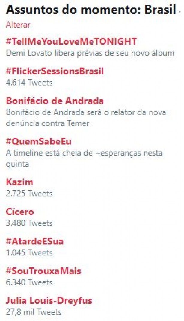 Kazim foi um dos assuntos mais comentados no Twitter