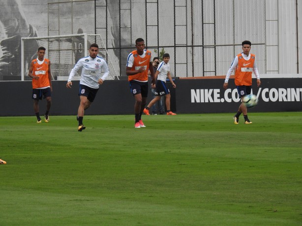 O Timão trabalha de olho no confronto contra o Cruzeiro