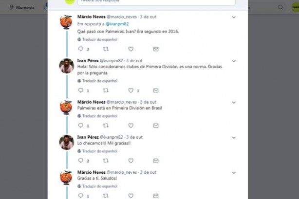 Jornalista se enganou sobre nível do Palmeiras no cenário nacional