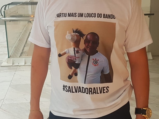 Homenagem dos colegas na Arena