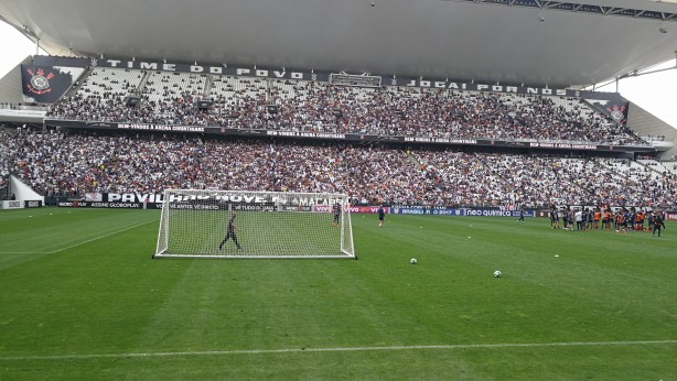 Jogadores sentiram bem de perto o apoio da Fiel