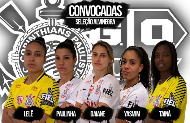 Ilustração com corinthianas convocadas