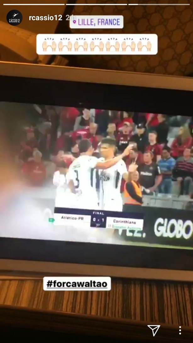 Post de Cássio para Walter