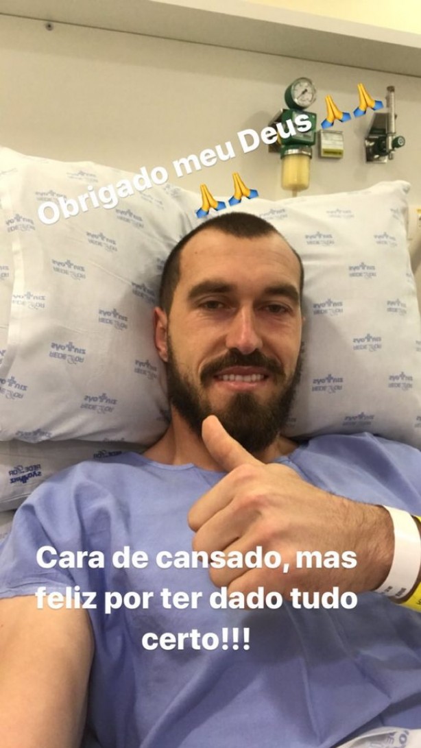 Walter passou por cirurgia nesta terça