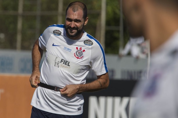 Danilo no treino desta terça-feira