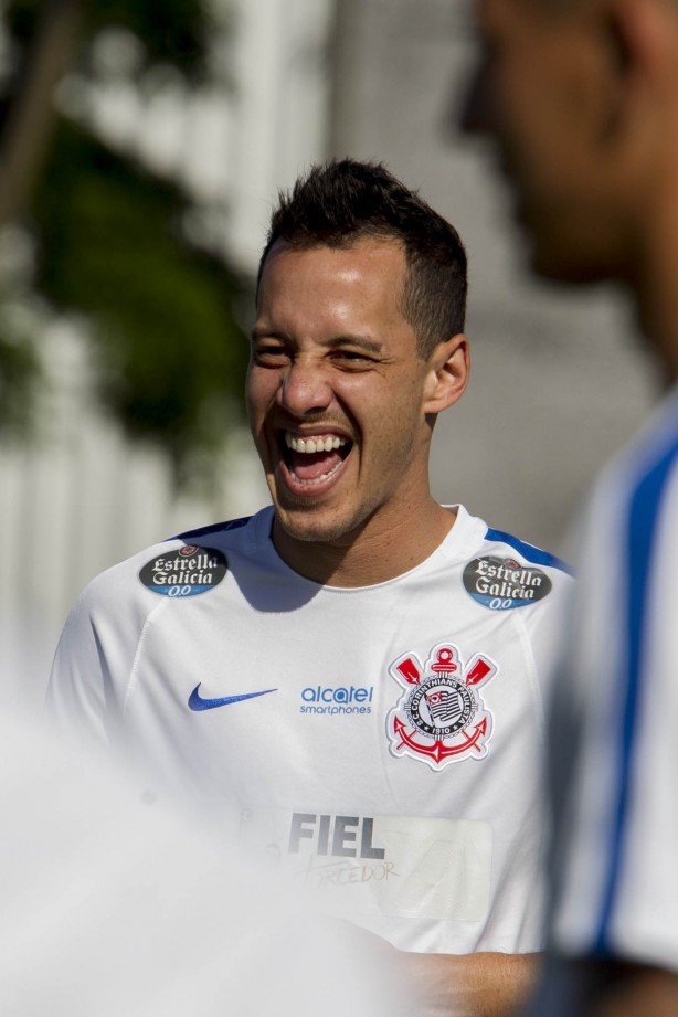 Rodriguinho no treino desta terça-feira