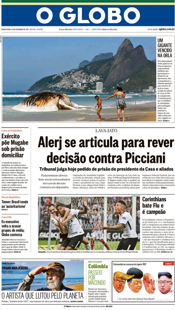 Jornal O Globo, do Rio, evitou polêmica com o Flamengo