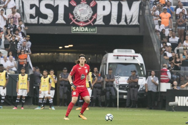Cássio foi o corinthiano mais presente em campo em 2017