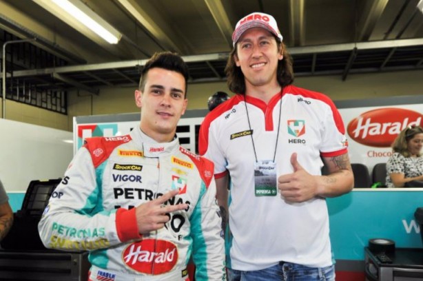 Cássio curtiu domingão em Interlagos