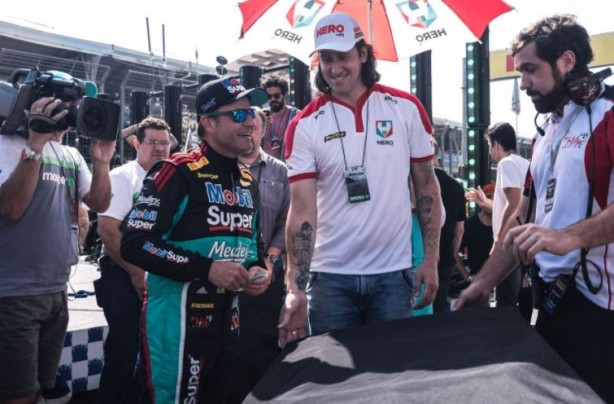 Cássio tietou Rubinho em Interlagos