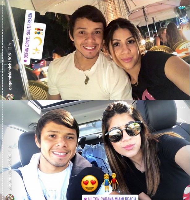 Aquela selfie romântica com a noiva, Gabriela Miskirich
