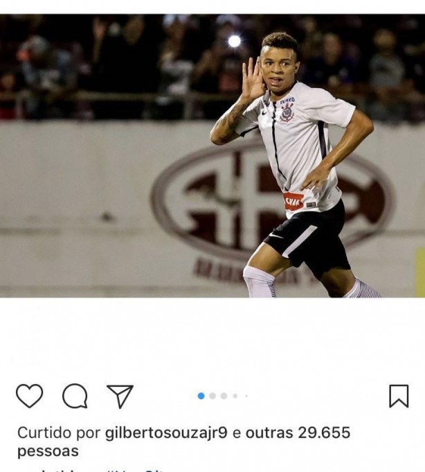 Leilo? Clube portugus entra na disputa com Corinthians pelo atacante Gilberto