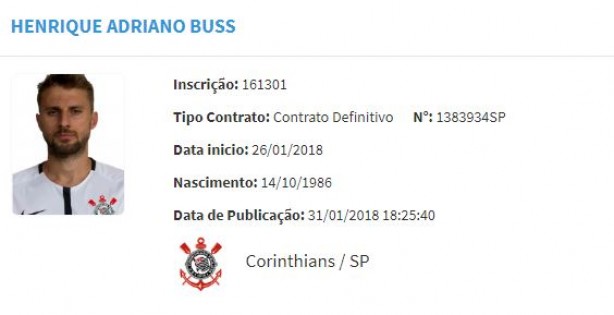 Henrique aparece no BID e pode estrear pelo Corinthians já no domingo