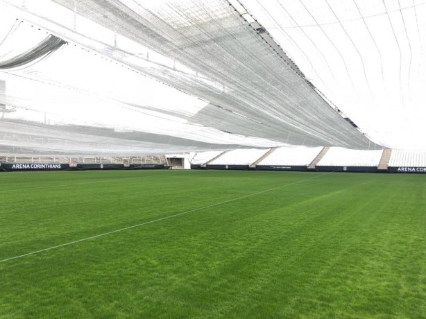 Revitalização da grama teve início em dezembro, após o Brasileirão-2017