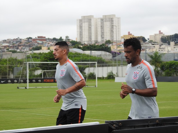 Ralf treinando ao lado de Paulo Roberto