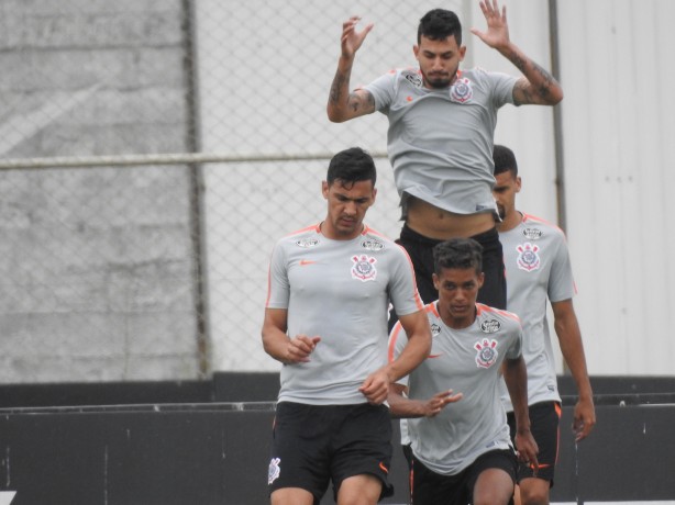 Timão faz último treino antes de encarar o São Bento, na Arena Corinthians