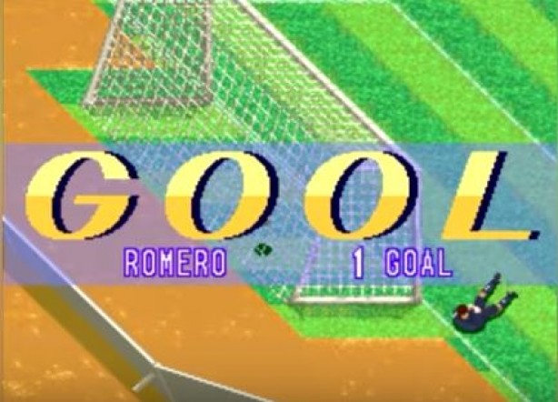 Gol de Romero na nova versão