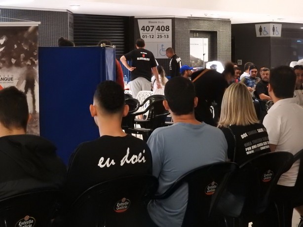 Há nove anos a campanha de doação de sangue é realizada pelo Corinthians