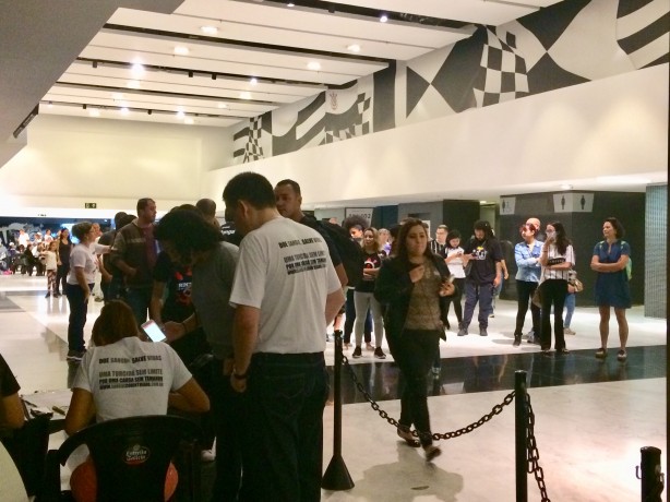 Teve até fila para doação de sangue na Arena Corinthians