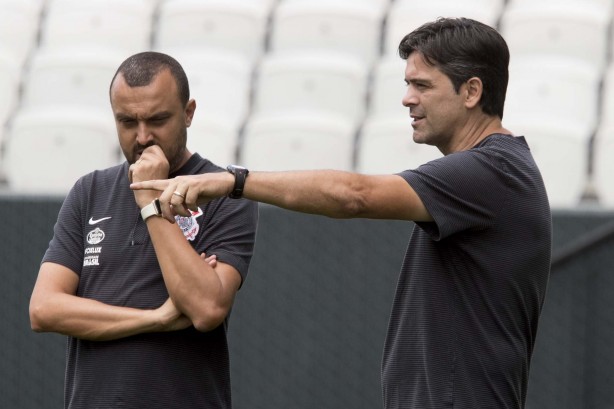 Comissão técnica comandou treino aberto na Arena Corinthians