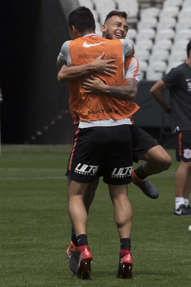 O clima está muito bom entre o elenco corinthiano