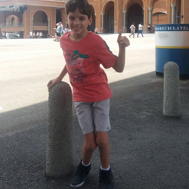 Cadu em visita à Aparecida do Norte