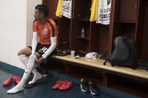 Lucca antes do duelo contra o Millonarios, pela estreia da Libertadores 2018