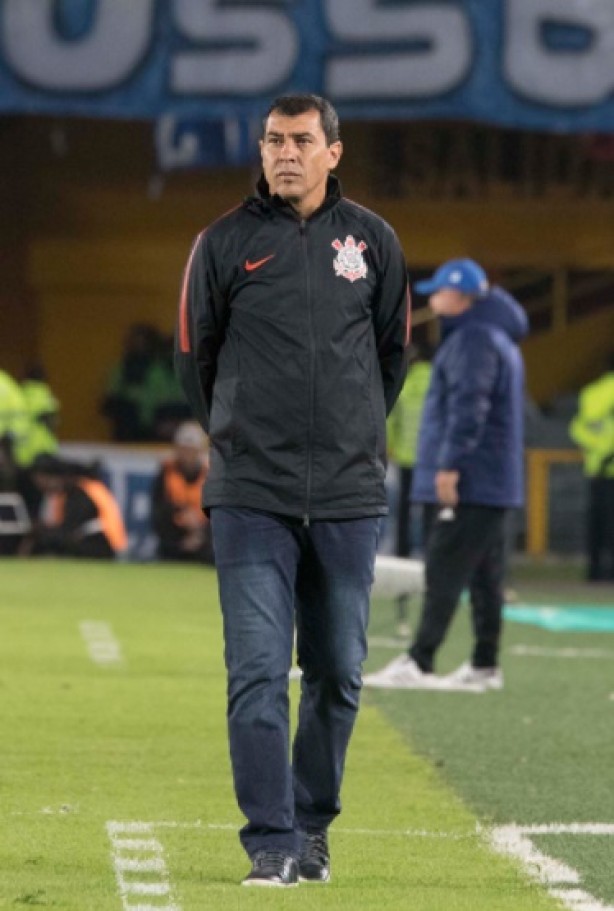 Carille comandou o empate contra o Millonarios, no El Campín