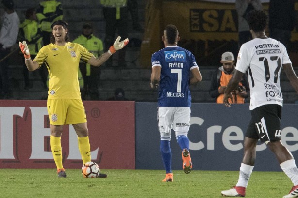 Cássio foi bem quando acionado contra o Millonarios