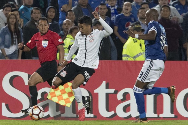 Lucca entrou no segundo tempo contra o Millonarios