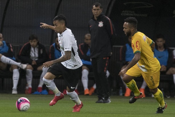Lucca foi titular, o jogador entrou no lugar do paraguaio Romero, poupado